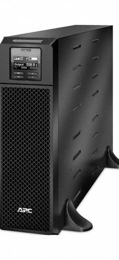 APC BY SCHNEIDER ELECTRIC UPS System: Single Phase, 5.4 kVA Power Rating, 208 V Input, 208 V Output (MPN SRT5KXLT). Key specifications — attr1044766: Single; attr1044781: Online Double Conversion; attr232986: APC BY SCHNEIDER ELECTRIC.