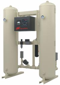 INGERSOLL RAND Compressed Air Dryer: 1 in NPT, 120 cfm, 150 psi Max Op Pressure, 3 psi Pressure Drop (MPN HLA1201H00AA). Key specifications — attr110204: 115V; attr110148: INGERSOLL RAND.