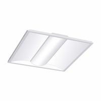 COLUMBIA Recessed Troffer: 2 ft Lg, 2 ft Wd, 3,250 lm_3,750 lm_5,000 lm, 3500K/4000K/5000K, 45 W (MPN CLT22-LSCS-EDD). Key specifications — attr1261884: 120 to 347V AC; attr1261878: COLUMBIA; attr1261883: (3) Lamp T8; attr1261870: 4000K; attr1261880: Yes.
