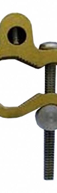Single Bolt Grounding Clamp: Bronze, 2 to 10 AWG Grounding Wire Size, 10 AWG to 2 AWG (MPN SDB-1302B). Key specifications — Brand: BRIDGEPORT FITTINGS; Description/Special Features: Single Bolt Grounding Clamp; For Use With: EMT and Rigid Conduit Raceways; Grounding Wire Size: 2 to 10 AWG; Material: Bronze; Grounding Wires Connected To: Steel and Copper Water Pipes; Manufacturer Part Number: SDB-1302B.
