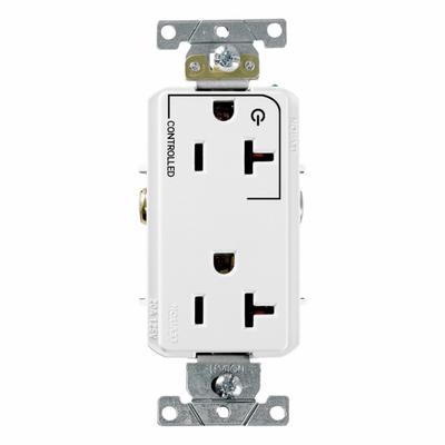 LEVITON Duplex Receptacle Outlet: Duplex, 5-20, White, 125V AC, 20 A - General Purpose Receptacles