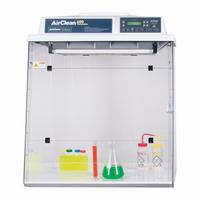 AIRCLEAN SYSTEMS Ductless Chemical Workstation: AC600, 32 in Overall Wd, 40 in Overall Ht, Clear (MPN AC632TAS). Key specifications — Assembly: Fully Assembled; Brand: AIRCLEAN SYSTEMS; Base/Stand Included: Yes; Blower Included: Yes; Work Surface Included: Yes.