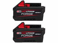 MILWAUKEE Battery Pack: M18™, 6 Ah, 2 Batteries Included, 18V DC (MPN 48-11-1861, 48-11-1861). Key specifications — attr1278107: Oil-Resistant.