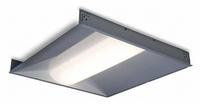 LUMINATION Recessed Troffer: 2 ft Lg, 2 ft Wd, 3,300 lm, 3500K, 29 W, 120 to 277V AC, No Sensor (MPN LVT22B033MM835VQLTWHTE). Key specifications — attr1261884: 120 to 277V AC; attr1261878: LUMINATION; attr1261883: (2) Lamp T8; attr1261870: 3500K; attr1261880: Yes.