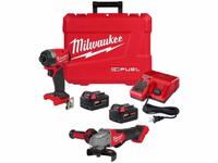 MILWAUKEE Cordless Combination Kit: 2 Tools, Angle Grinder/Impact Driver, 18 V DC Volt, M18 FUEL™ (MPN 2953-22, 2880-20). Key specifications — attr1176460: Impact Driver.