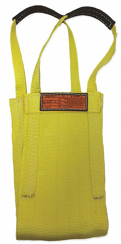 STREN-FLEX Web Sling: Type 9, Nylon, 1 Plies, 6 ft Sling Lg, 18 in Eye Lg, 1 Legs - Attached-Eye Cargo Web Slings