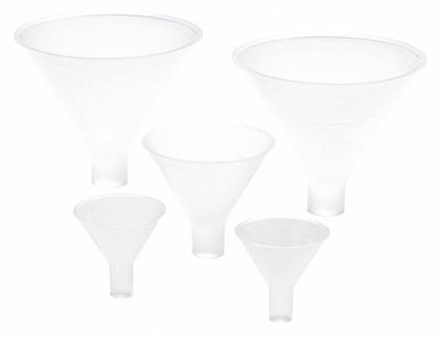 APPROVED VENDOR Powder Funnel: Polypropylene, 66.04 mm_99.06 mm_149.86 mm, 16 mm_23 mm_29 mm - General Purpose Lab Funnels