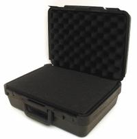 PLATT Protective Case: 8 7/8 in x 12 3/8 in x 5 1/8 in Inside, Pick and Pluck/Solid, Black, 2 lb Wt (MPN 407). Key specifications — Closure Type: TSA Combo Lock with Recessed Latches; Brand: PLATT; Carry-On Size: Yes.