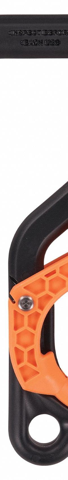ERGODYNE Bucket Hook: 3 in W x 3 3/4 in H x 8 1/2 in L, Black/Orange, Plastic (MPN 3178-3IN). Key specifications — attr1118525: ERGODYNE; attr1118517: Meets ANSI 121-2018; attr1125037: Black; attr1125045: Apron Hook; attr1125041: Plastic.