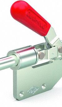 DE-STA-CO Straight Line Clamp: Vertical Base Mounting, Std Horizontal Handle, 1.25 in Plunger Travel (MPN 609-B). Key specifications — attr668705: 5/16-18; attr668707: 207203; attr668201: DE-STA-CO.