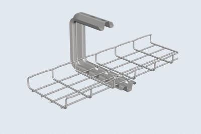CABLOFIL C Bracket: 6 in Wd, Steel - Brackets for Wire Mesh Trays