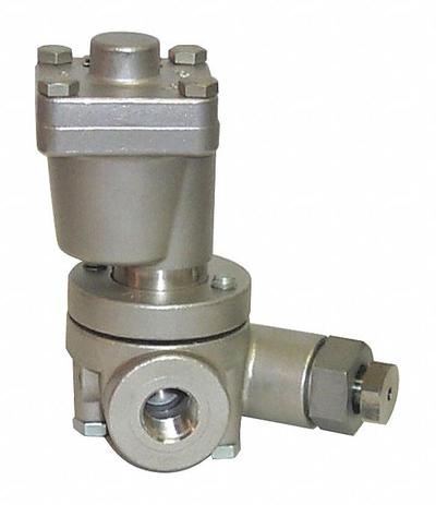 SPENCE Steam Trap: Stainless Steel Body, Straight-Thru Design, 4,600 lb/hr - Stainless Steel Straight-Thru Thermostatic Steam Traps