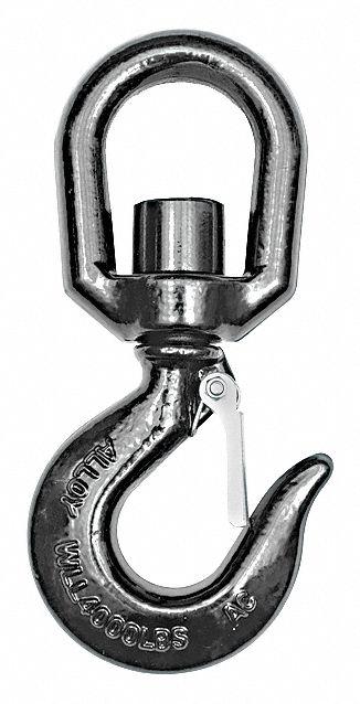 Dayton Slip Hook: 4,000 lb Working Load Limit, 80 Hook Grade, Alloy Steel - General Purpose Slip Hooks for Lifting