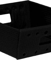 APPROVED VENDOR Tray: 0.4159 cu ft, Black, Not Stacking Capable, 20 lb Load Capacity (MPN 5572 BLACK). Key specifications — Brand: APPROVED VENDOR; Material: Corrugated Plastic.
