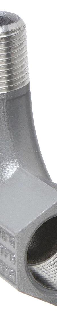 Elbow, 90 Degrees: Aluminum, Powder Coated, BL, 3/4 in Trade Size, Female to Male, NPT (MPN BL-90-2WW). Key specifications — Ends - Hazardous Fittings: 3/4 in FNPT x 3/4 in MNPT; Material: Aluminum; Finish: Powder Coated; Brand: HUBBELL KILLARK.