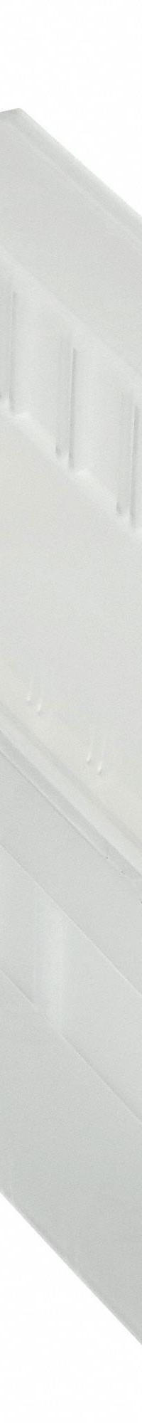 AKRO-MILS Shelf Bin: 11 5/8 in Overall Lg, 4 1/8 in x 4 in, Clear, Nesting Capable, Not Hangable (MPN 30120SCLAR). Key specifications — attr1179622: AKRO-MILS; attr1179611: 0%; attr1179616: 30120SCLAR; attr1179624: Dividers Not Included; attr1249172: Not Electrostatic Discharge Conductive.