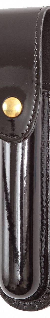 GOULD & GOODRICH, INC. Flashlight Pouch: Black, Synthetic Polymer, High Gloss, Snap Closure (MPN H672-7CLBR). Key specifications — attr188437: Black; attr188438: Synthetic Polymer; attr188431: Flashlight Pouch.