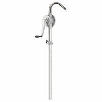 ACTION PUMP Hand Pump: Rotary Action, Pump with Spout, 48 oz per stroke, 1,000 cps Max. Viscosity (MPN 219sp). Key specifications — Brand: ACTION PUMP; Maximum Flow Rate: 48 oz per stroke; Suction Tube Material: 316 SS; Seal Material: PTFE.