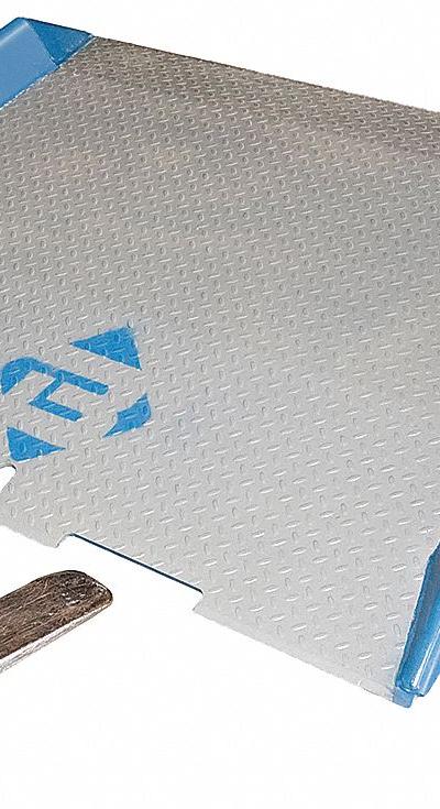 BLUFF Dock Board: 15, 000 lb Load Capacity, 48 in Overall Lg, 60 in Overall Wd - Dock Boards