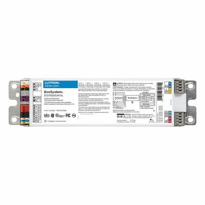 LUTRON Fluorescent Dimming Ballast: T8, 120 to 277V AC, 3 Lamps Supported, (3) F32T8 - 0-10V Continuous Dimmable Ballasts