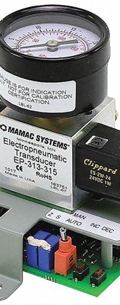 MAMAC Transducer: Mfr Part # EP-313-315. Key specifications — Manufacturer Part Number: EP-313-315; Product Type: Electronic Pneumatic Transducer.