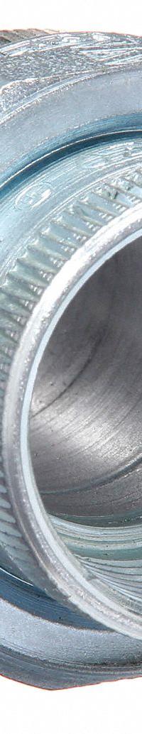 APPLETON ELECTRIC Straight Union - Conduit to Box: Steel, Electroplated, 1 in Trade Size (MPN UNY100NR). Key specifications — Ends - Hazardous Fittings: 1 in FNPT x 1 in MNPT; Finish: Electroplated; Brand: APPLETON ELECTRIC.