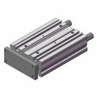 SMC Guided Cylinder: 32 mm Bore Dia, 100 mm Stroke Lg, Ball Bushing, Through Hole Mounting, Aluminum (MPN MGPL32-100AZ). Key specifications — attr1135003: Side Ported; attr946022: Through Hole; attr946038: MGP; attr945997: SMC; attr1112190: Ball Bushing.