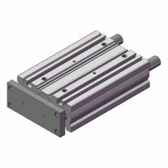 SMC Guided Cylinder: 32 mm Bore Dia, 100 mm Stroke Lg, Ball Bushing, Through Hole Mounting, Aluminum (MPN MGPL32-100AZ). Key specifications — attr1135003: Side Ported; attr946022: Through Hole; attr946038: MGP; attr945997: SMC; attr1112190: Ball Bushing.
