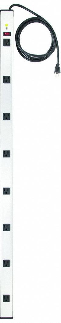 APPROVED VENDOR Outlet Strip: 8 Outlets, 6 ft Cord Lg, 15 A Current, Not UL Rated for Healthcare (MPN 3W211). Key specifications — Brand: APPROVED VENDOR; Mounting Style: Clip.