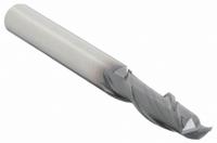 WIDIA HANITA Square End Mill: Carbide, TiAlN Coated, 2 Flute, 3/16" Mill Dia, 1-1/8" LOC, 3" OAL (MPN I2S0188T112X)