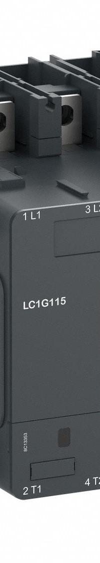 SCHNEIDER Contactor: 4 Poles, 4NO Contacts, 115 A, 120V AC/240V AC Coil (MPN LC1G1154KUEN). Key specifications — Brand: SCHNEIDER; Integrated Surge Suppression: No; Wire Termination Type: Spring Loaded.
