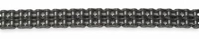 TSUBAKI Roller Chain: Double Strand, 35, 3/8 in Pitch, Steel, 10 ft Overall Lg - Standard Roller Chains