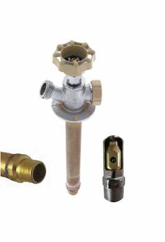 QUARTER BALL Ball Valve Sillcock: Quarter-Turn, Brass, Nickel, Plastic, 1/2 in Inlet Connection Size (MPN QB-114MC). Key specifications — Brand: QUARTER BALL; Design: No Kink; Body Material: Brass; Handle Material: Plastic; Color/Finish: Nickel; Handle Type: Quarter-Turn; Inlet Connection Type: NPT; Product Type: Sillcock.