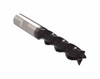 WIDIA HANITA Corner Radius End Mill: Carbide, AlTiN Coated, 4 Flute, 1/2" Mill Dia, 2" LOC, 4" OAL (MPN 4X1EE13005RBW WS15PE)
