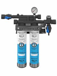 HOSHIZAKI Water Filtration System: 1 micron, 4 gpm, 26 in Overall Ht (MPN H9320-52). Key specifications — Brand: HOSHIZAKI; Reduces: Bacteria.
