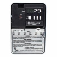 INTERMATIC Electronic Timer: 7 day, Not Astronomic, 240V AC, DPST, Digital (MPN EH40). Key specifications — Body Material: Metal; Indoor/Outdoor Usage: Indoor; Astronomic Functionality: Not Astronomic; Mounting Style: Surface; Brand: INTERMATIC.