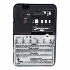 INTERMATIC Electronic Timer: 7 day, Not Astronomic, 240V AC, DPST, Digital (MPN EH40). Key specifications — Body Material: Metal; Indoor/Outdoor Usage: Indoor; Astronomic Functionality: Not Astronomic; Mounting Style: Surface; Brand: INTERMATIC.
