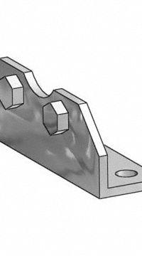 SPEEDAIRE Foot Bracket: Flange/Foot Mount Type, Fits 100 mm Bore Dia, Stainless Steel, CG-L100SUS. Key specifications — attr947439: CG-L100SUS; attr947448: Stainless Steel; attr1171502: Mounting Bracket.