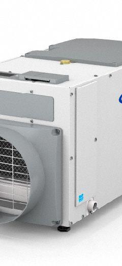 Duct Mount Dehumidifier: Basements/Crawlspaces/Residential Homes, 185 cfm Airflow @ 0.0 in wg, Male (MPN E080). Key specifications — Brand: APRILAIRE.