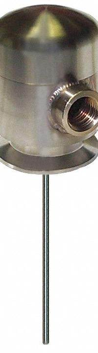 LUMENITE Sanitary Temperature Transmitter: 2 in Triclamp, 0 to 100 Degrees F, 12 in Probe, RTD (MPN LSTT-4220-C2-100). Key specifications — Output: 4 to 20mA DC; Brand: LUMENITE; Power Required: 8 to 30V DC; Sensing Element Type: RTD; Series: LSTT-4220; Temperature Accuracy: ±0.2%; Temperature Range: 0 °F to 100 °F.