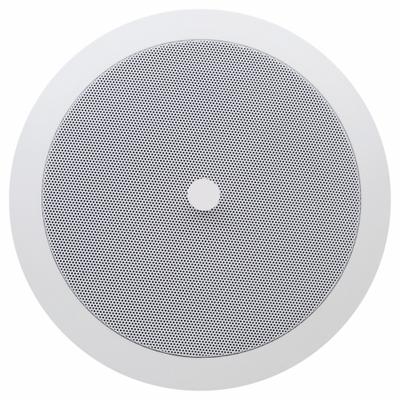 SPECO TECHNOLOGIES Speaker with Transformer: Powered, 2-Way, 8 ohm Impedance - Ceiling-Mount Speakers