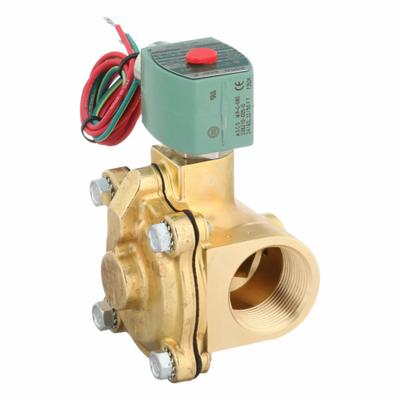 REDHAT Solenoid Valve: 2-Way, Normally Closed, 1 1/4 in Pipe Size, 24V AC, Watertight - 2-Way/2-Position, Normally Closed Solenoid Valves