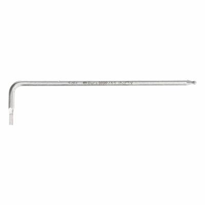 BETA Hex Key: 1 Ball Ends, 5/64 in Tip Size, SAE, Short, Stainless Steel, Satin - Stainless Steel Hex Keys