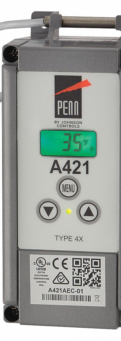 JOHNSON CONTROLS Temperature Control: Single Stages - Single-Stage Electronic Temperature Controls