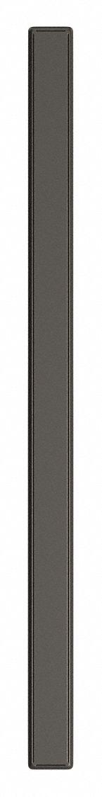 ASI GLOBAL Partition Column: Steel, Smooth Semi Gloss, Black, 82 in Ht, 5 in Wd, 1 1/4 in Thick (MPN 40-91370503-27). Key specifications — Inner Core Type: Honeycomb; Brand: ASI GLOBAL PARTITIONS; Color: Black; Finish/Texture: Smooth Semi Gloss.