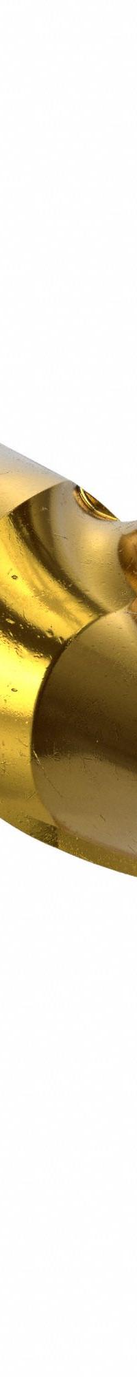 YG-1 Square End Mill: Carbide, TiN Coated, 2 Flute, 1/32" Mill Dia, 5/64" LOC, 1-1/2" OAL (MPN 01552TN)