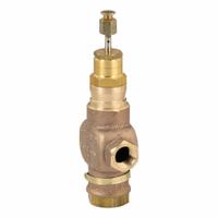 Hydronic Globe Valve: 2-Way, 1.85 CV Flow, 1/2 in Female NPT, Brass Body, Stainless Steel Stem (MPN V5011N1024/U). Key specifications — Manufacturer Part Number: V5011N1024/U; Brand: HONEYWELL; Seat Material: Stainless Steel; Specific Valve Action: Stem Down to Close.