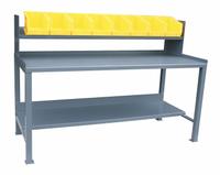 JAMCO Workbench: Fixed Ht, Steel, 60 in x 30 in, 3,000 lb Overall Load Capacity, Gray (MPN WW360GP). Key specifications — Brand: JAMCO.