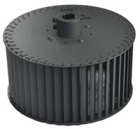 Blower Wheel: Forward-Curved, 9 in Dia, Steel Wheel, 1 Inlets, 7/8 in Bore, 1,750 RPM Max., Tabbed (MPN 45J458). Key specifications — Manufacturer Part Number: 45J458; Brand: DAYTON; Compatible with Manufacturer Model Number: 4C118; Compatible with Grainger Part Number: 4C118; Compatible with Brand: Dayton; Product Type: Blower Wheel; Includes: Set Screws.