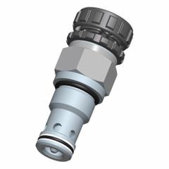 BUCHER HYDRAULICS Cartridge Valve: Steel, Screw-In, Screwdriver Adjustment, C12-20 Valve Cavity Size (MPN FCVL-12-V-K-0-N). Key specifications — attr1012059: FCVL-12-V-K-0-N; attr1250696: FCVL; attr1011660: Viton; attr1011632: Screwdriver; attr1011634: Steel; attr1011635: BUCHER HYDRAULICS; attr1011636: Steel; attr1011647: 1.062 in.
